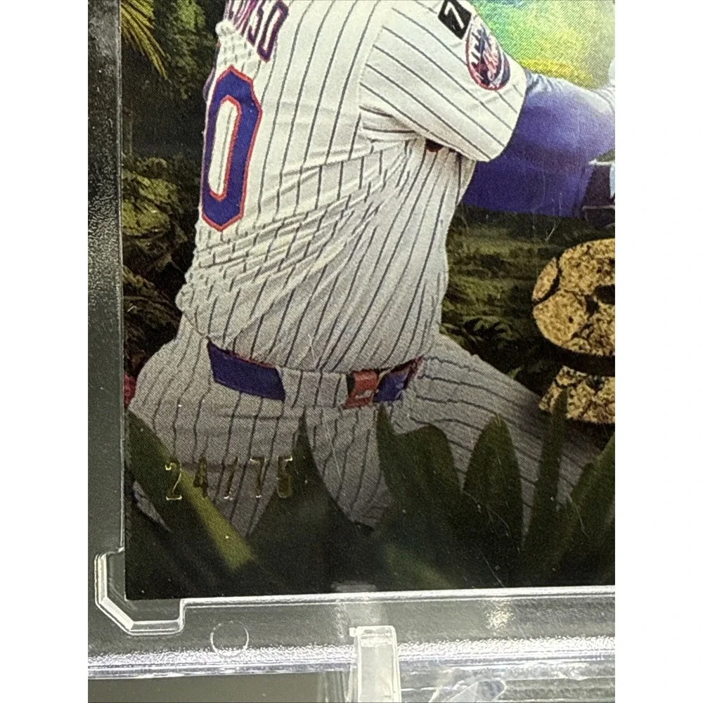 2025 Topps Stadium Club Pete Alonso AUTO /75 Turquoise Savage Sluggers Mets